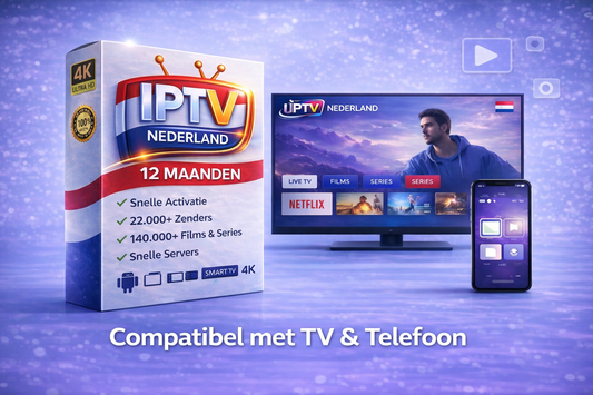 IPTV Nederland werkt op Firestick, Android, Smart TV en andere apparaten voor stabiele live tv streaming
