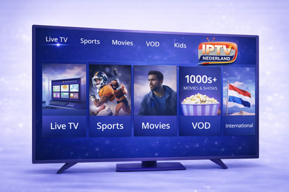IPTV Nederland live tv, sport, films en VOD met duizenden zenders en internationale kanalen in HD kwaliteit
